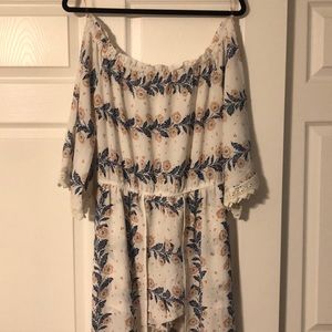 Romper with long back